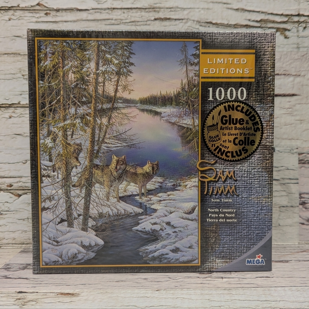 New North Country" 1000 Piece Puzzle Sam Timm Mega Brand Limited Edition Sealed